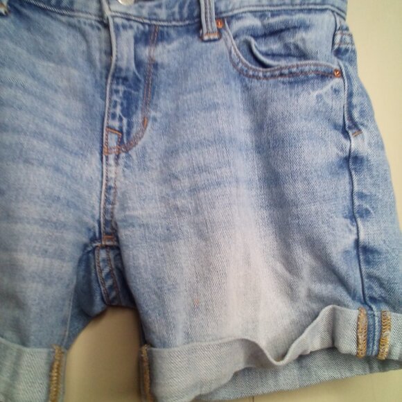 Gap Shorts 24 Sexy Boyfriend Denim Roll Hem - Picture 7 of 11